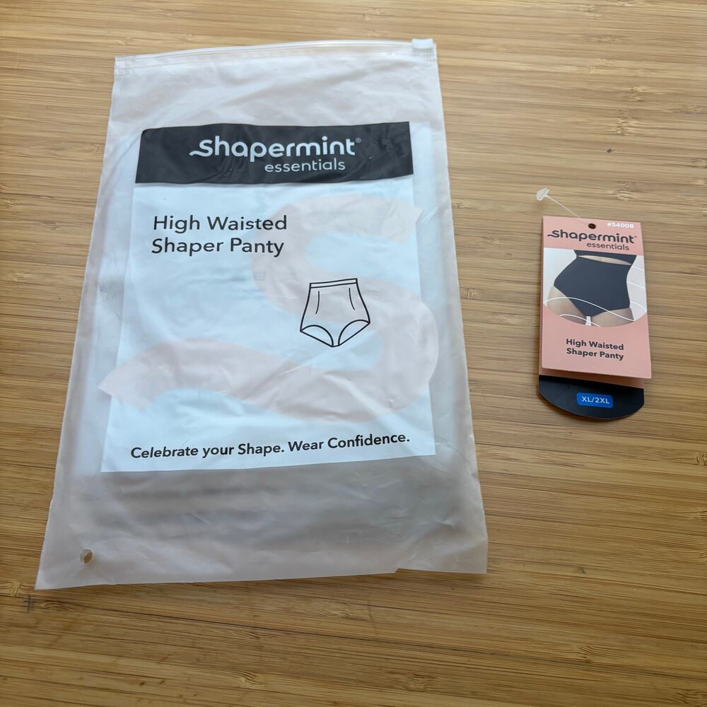 Shapermint XL/XXL Beige High Waisted Shaper Panty 54008 Shapewear Neutral Comfy - Picture 8 of 10